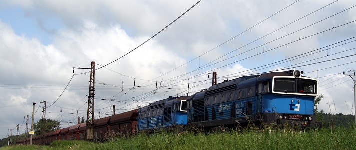 Pracoviště v Loukách nad Olší: centrum uhelných vlaků