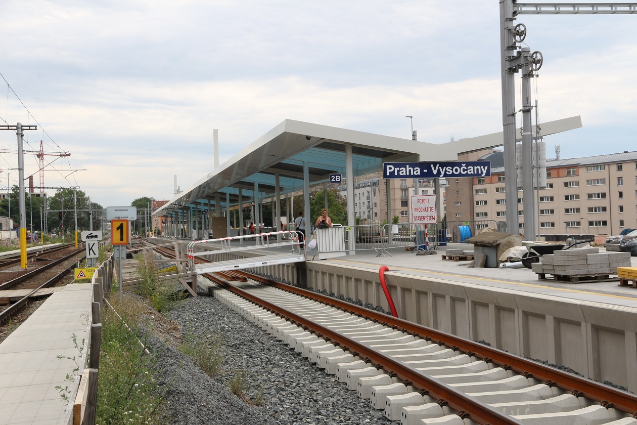 Vysočanské nádraží získává obrysy